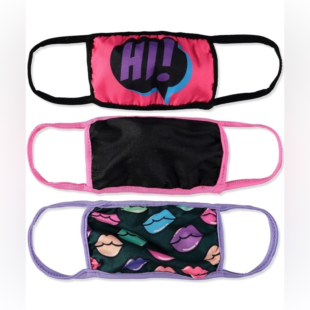 ABG Accessories 3-Pack Reusable Fabric Face Mask for Kids